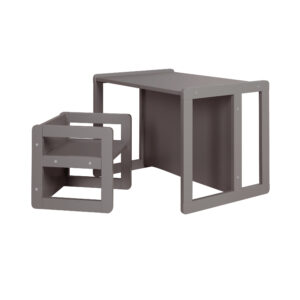 roba Kindertafel met stoel Montessori 3-in-1 (Antraciet) (4005317335735)