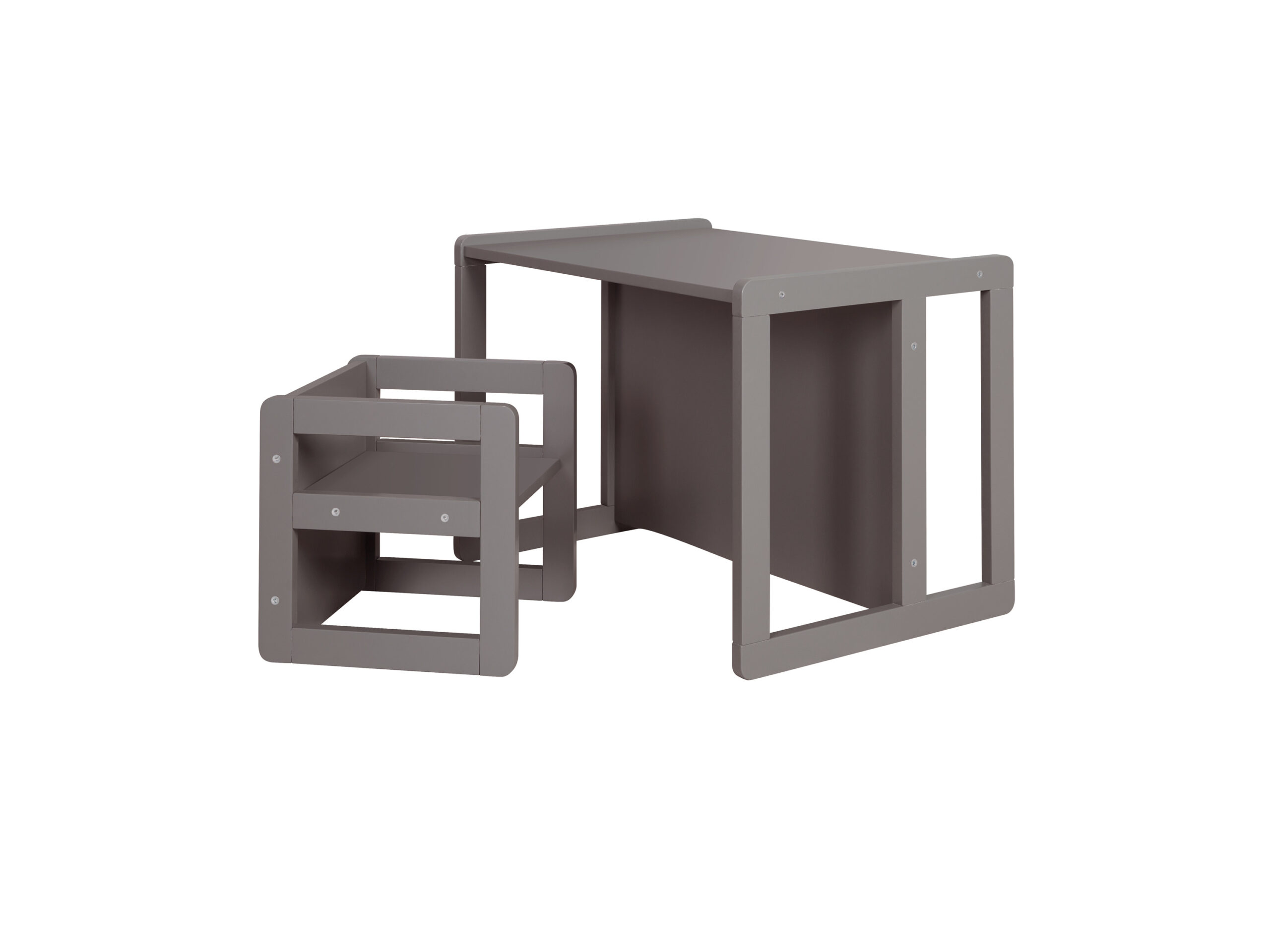 roba Kindertafel met stoel Montessori 3-in-1 (Antraciet) (4005317335735)