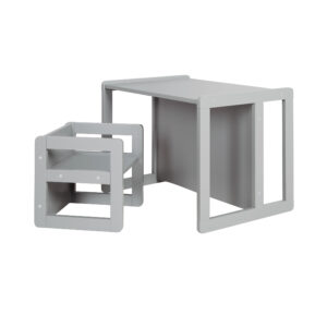 roba Kindertafel met stoel Montessori 3-in-1 (Grijs) (4005317335544)