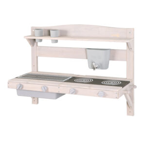 roba Speelgoed buitenkeuken om op te hangen - massief hout (Zonder accessoires, Grijs) (4005317339801)