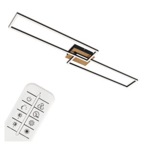 Briloner Plafondlamp (rechthoekig (hout)) (4002707388449)