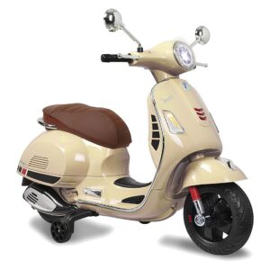 JAMARA Elektrische Vespa kinderscooter Ride On (Beige) (4042774455644)