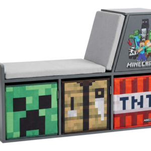 MINECRAFT Zitbank met opbergruimte en kussen (7640340673422)