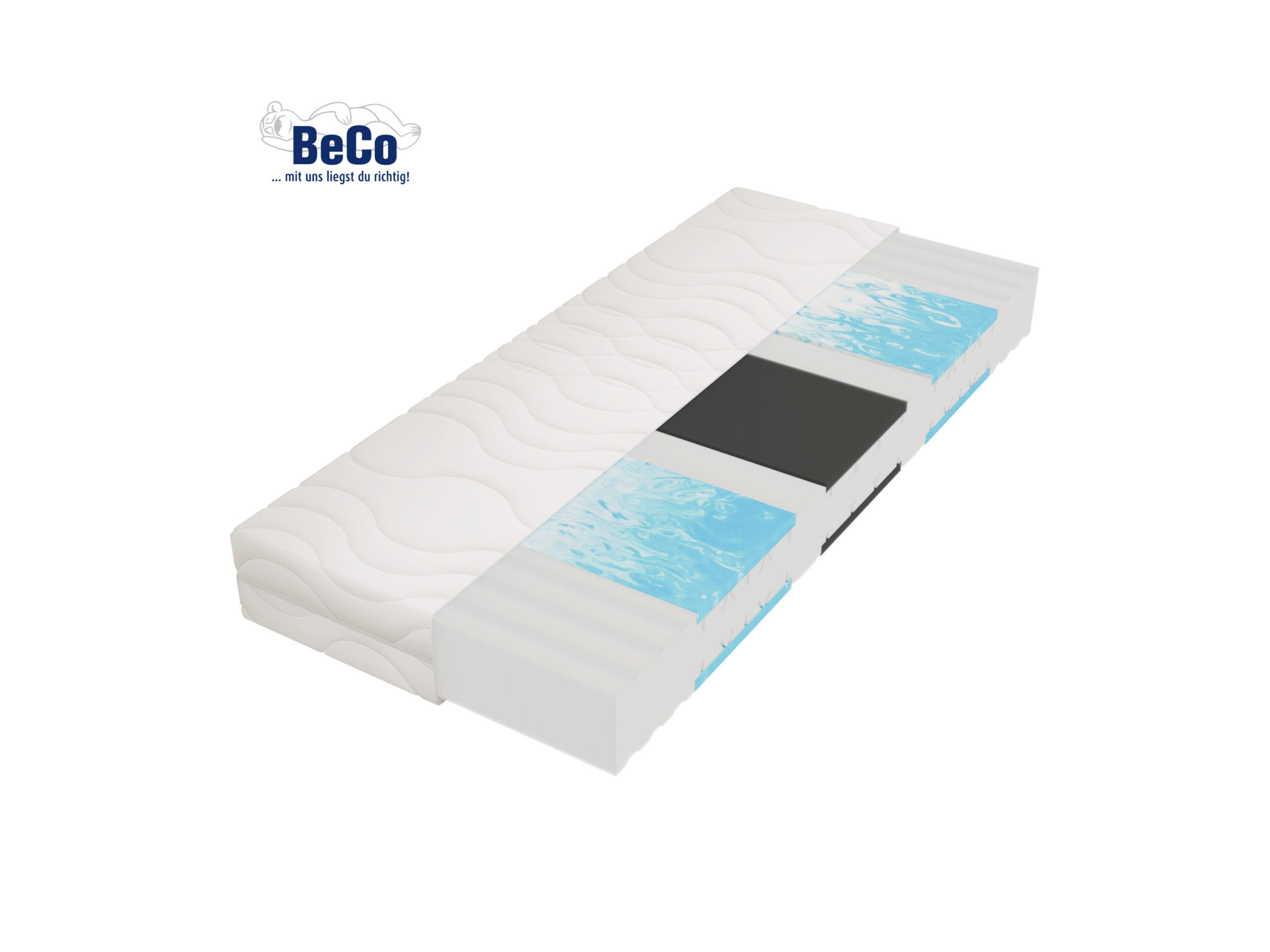 BeCo Comfortschuim matras Medibett Top (Stevig (H3), 140 x 200 cm) (4019793429987)