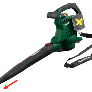 PARKSIDE Accu-bladblazer en -bladzuiger 40 V zonder accu's en lader, met versnipperfunctie (4054599288949)