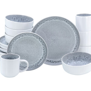 CREATABLE Serviesset Nordic Fjord, 16-delig (Steengrijs) (4045486248887)