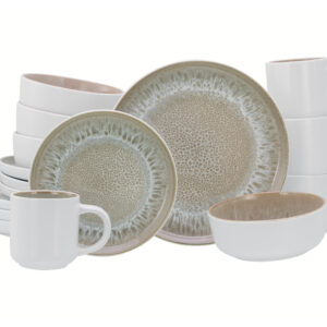 CREATABLE Serviesset Nordic Fjord, 16-delig (Zandkleurig) (4045486247156)