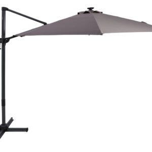 LIVARNO HOME Zwevende parasol met ledverlichting Ø300 cm (4055334575317)