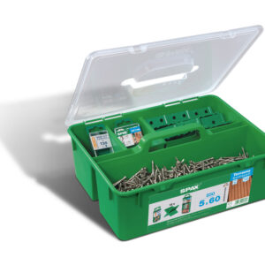 SPAX Vlonderschroeven set GREEN Box, 5 x 60 mm, voor terrassen van 25-28 m², RVS (4003530248962)