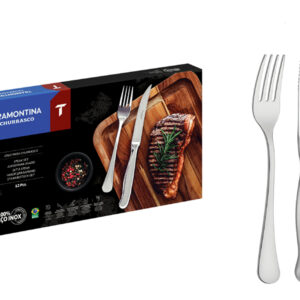 TRAMONTINA RVS steak bestekset Zurique, 12-delig (7891116186596)