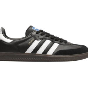 adidas Samba OG schoenen - leer & suède - unisex (44, Zwart) (4059811985736)