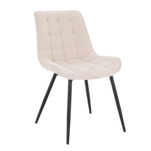 HOME DELUXE Set van 2 eetkamerstoelen Ikalo (Crème) (4058166248589)