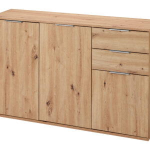 LIVARNO Houten dressoir met laden en deuren - in eikenlook (4054599426792)