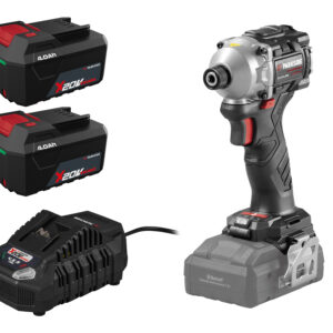 PARKSIDE Accu-slagschroevendraaier 1/4" 20 V 226 Nm, met 2 accu's 4 Ah en snellader 4,5 A (4054599427669)