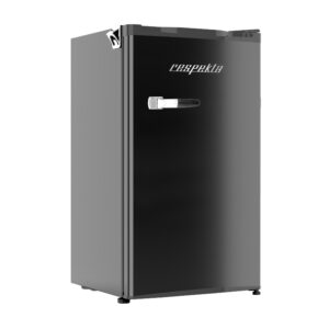 RESPEKTA Retro koelkast Rico, 92 L (Zwart) (4262421978870)