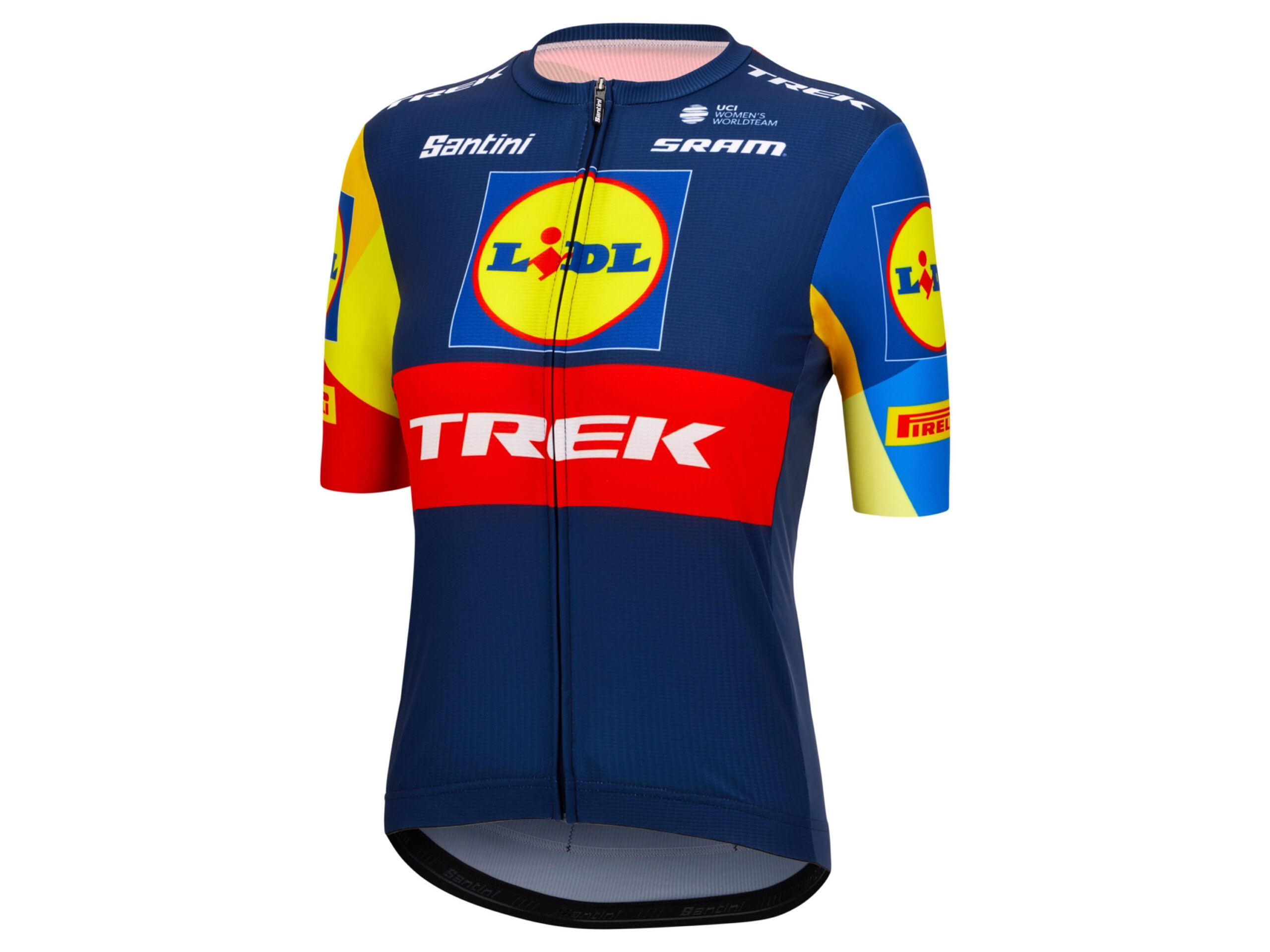 Santini Dames fietsshirt Lidl-Trek 2024 (M) (8053845241963)