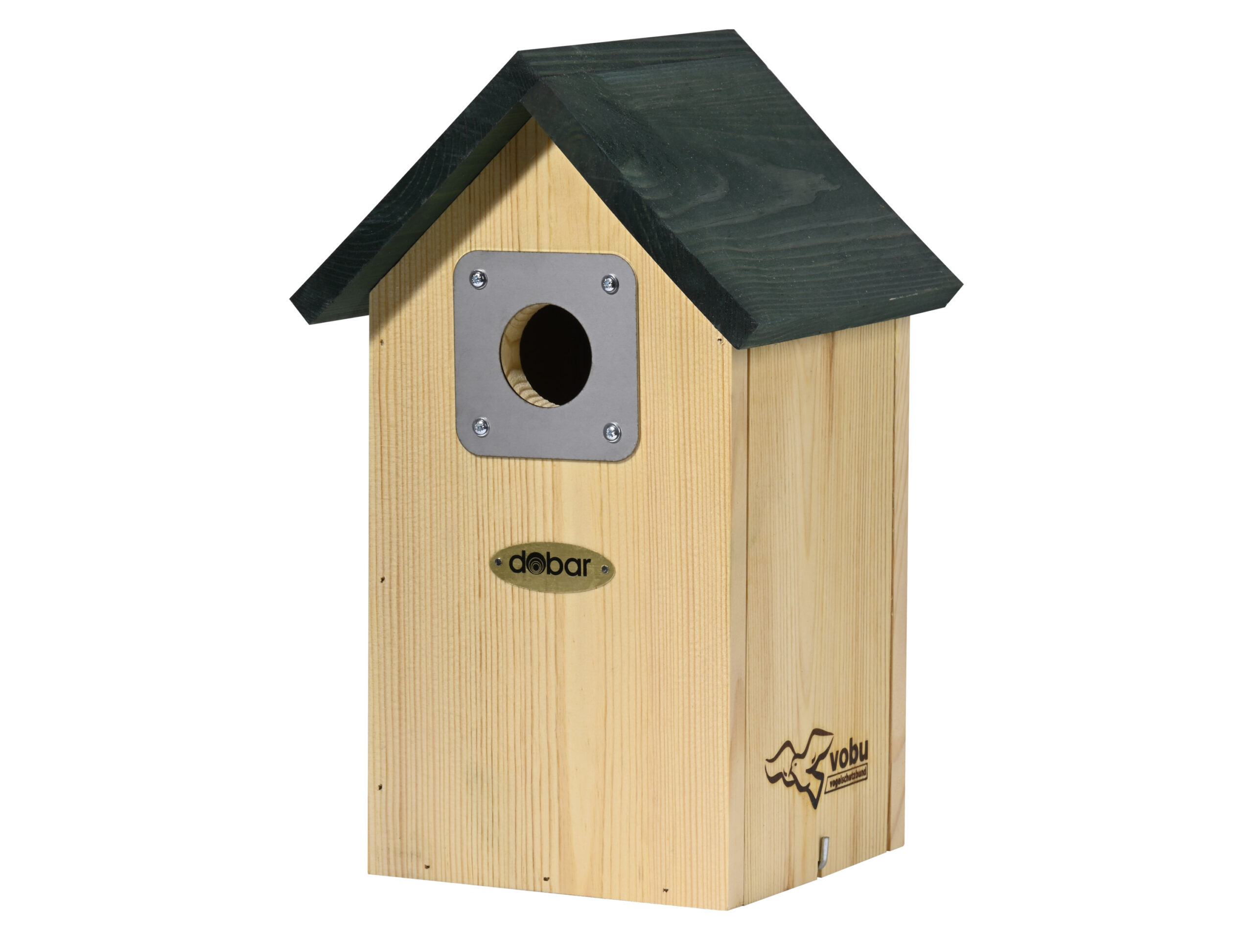 DOBAR Vogelhuisje voor holenbroeders, met spechtenbescherming (4055894223505)