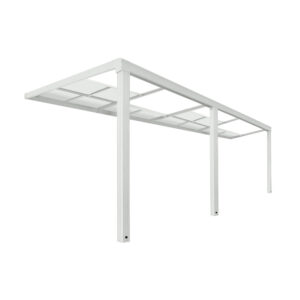 HOME DELUXE Terrassenoverkapping SOLIS DELUXE, verschillende maten. (579 x 295 cm, Wit) (4058166246073)