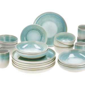SILVERCREST Servies-set Porto, 24-delig. (Blauw) (4054599285160)