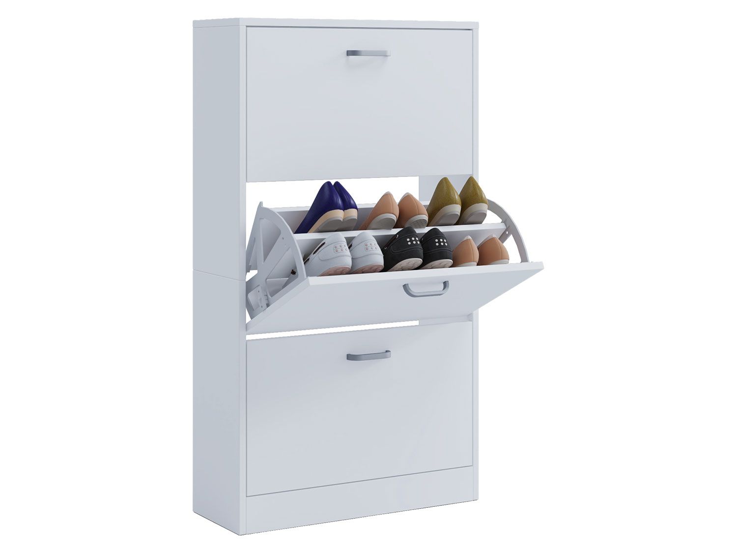 VCM Schoenenkast Sipos (Wit, L) (4051814367908)